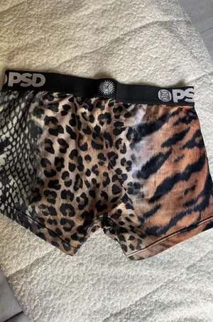 Cheetah Tiger Print Psd Boxer Multi Size XS thumbnail 2