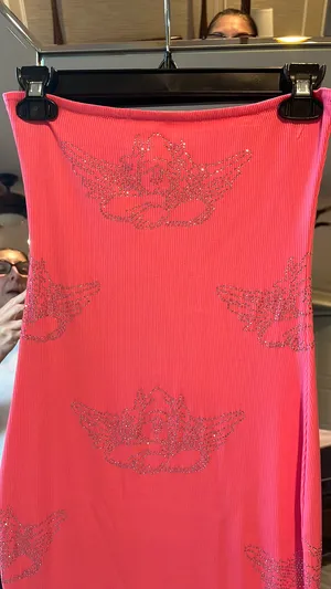 Boys Lie Pink Strapless Maxi thumbnail 2