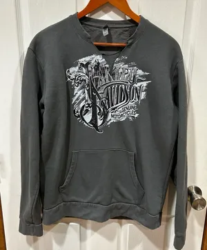 Harley-Davidson Gray Graphic Sweatshirt thumbnail 1