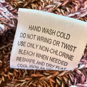 Pink Rose Large Burgundy Marl Open Front Chunky Knit Cardigan Warm Fall Sweater thumbnail 9