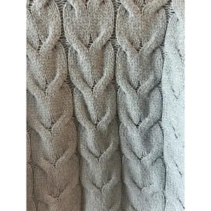 Lauren Conrad Green Long Sleeve Cable Knit Sweater Women Sz S thumbnail 4