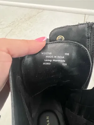 Cole Haan Black Camea Combat Boots Size 10 US thumbnail 5