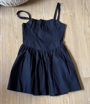 Zara Black Sleeveless Dress thumbnail 1