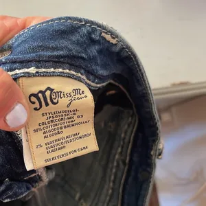 Miss Me Blue Boot Cut Jeans with Classic Fading thumbnail 8