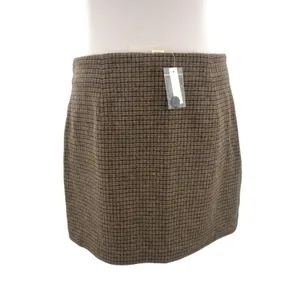 NWT Madewell Wool-Blend Mini‎ Skirt in Check Parton Check Sz 4 thumbnail 5