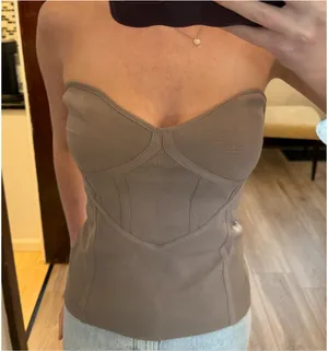 ZARA Strapless Top Corset thumbnail 1