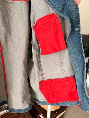 Women’s Casual Denim Jacket Blazer Size 26/28 Jean Jacket Vintage Streetstyle thumbnail 6