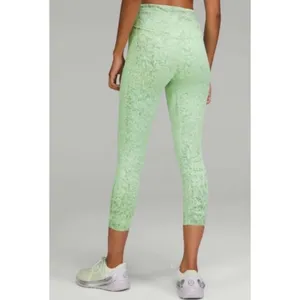 Lululemon Size 12 Base Pace City Grit Green High-Rise Running Tight‎ 25" Yoga thumbnail 2