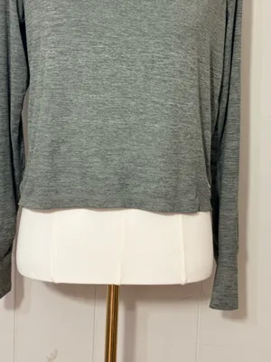 Vuori Crescent Half Zip Pullover Heather Gray Long Sleeve Size S thumbnail 3