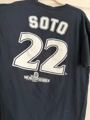 Fanatics New york yankees Soto 22 world champions tee thumbnail 5