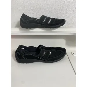 Women’s Clarks Haley Stork Black Comfort Flats Size 9 N Barely Worn thumbnail 4