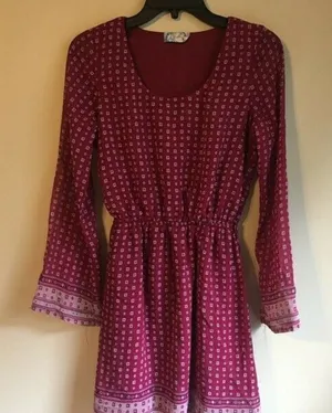J gee burgundy dress Small‎ Red thumbnail 1