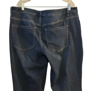 Lane Bryant Women's Plus Size 22 Blue Ankle Jeans Super Stretch‎ thumbnail 7
