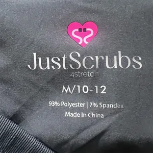 Just Scrubs Women's Jogger Pant Medium Black Stretch Ripstop Fabric Cargo Pocket thumbnail 6