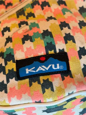 KAVU Paxton Pack Rope Sling Crossbody Bag Neon Multicolored thumbnail 3