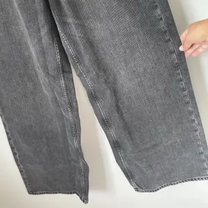 Old Navy Low Rise Baggy Wide Leg Denim Jeans Pants Cotton Blend Black Size 12 thumbnail 7
