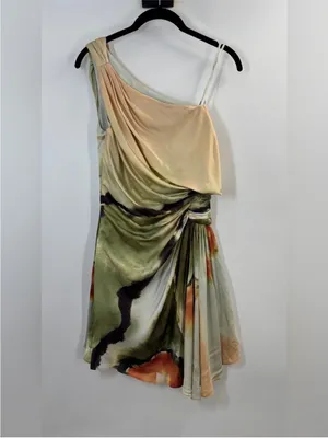AMUR Elowen Mini Dress in Butterfly Wing thumbnail 5