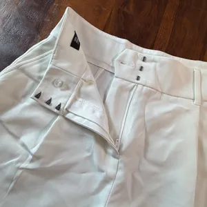 Express Editor Shortie Super High Rise Shorts White Tailored Trouser Style thumbnail 10