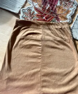 Max Studio Vintage Suede Skirt thumbnail 3