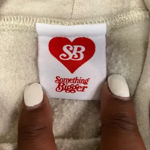 Something Bigger Treat Yourself Like Someone You Love Hoodie Size XL thumbnail 7