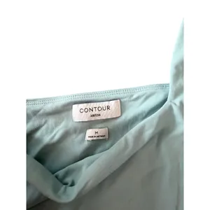 Babaton Aritzia Contour Squareneck Bodysuit Blue‎ Long Sleeve Sculpting M thumbnail 3