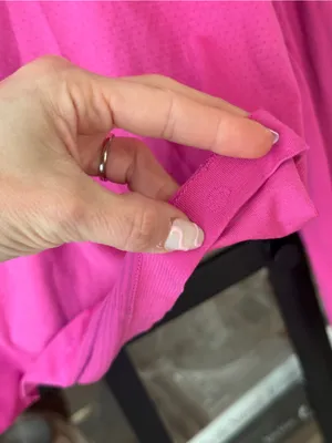 Lululemon Swiftly Tech Long Sleeve Shirt 2.0 Race Length Sonic Pink tee crop thumbnail 5