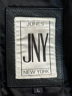 Jones New York Oversized Black Leather Blazer thumbnail 5