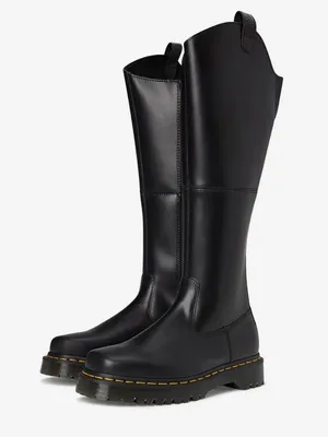 Dr. Doc Martens Amaayah Hi Leather Bex Riding Boots Black NEW w/out Box thumbnail 1