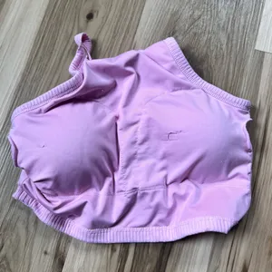 Klassy Network Lilac Ribbed Crop Top with padding size S thumbnail 3