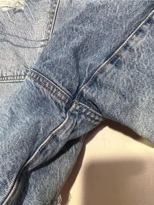 American Eagle Outfitters Light Blue baggy mom short size 12 thumbnail 10