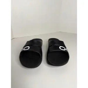 OOFOS Unisex Ooahh Sport Slide Sandal Mens 6 Womens 8 Black thumbnail 2