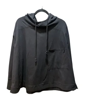 Natural Life Oversized Womans Black Hoodie Soft Comfy Layer Throw-On-And Go Sz M thumbnail 1