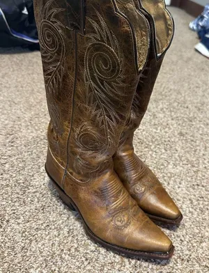 Justin Boots Womens Western Boots Size 6B L4332 Leather thumbnail 2