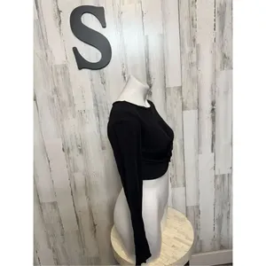 Black crop top Black thumbnail 9