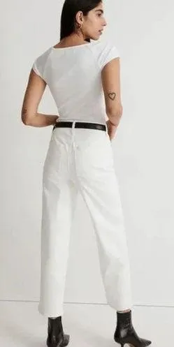Madewell | The Perfect Vintage Jean Straight Leg | Tile White | Sz 25 thumbnail 2