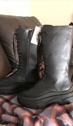 H&M High Lace Up Boots thumbnail 5