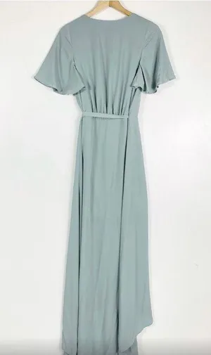 Show Me Your Mumu Sophia Silver Sage Wrap Maxi Dress thumbnail 2