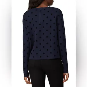 Thakoon Collective Polka Dot Sweater Blue thumbnail 4