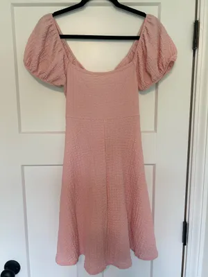 See You Monday Pink mini dress thumbnail 4