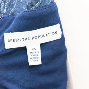Dress‎ The Population | New! Elegant Navy Sophia Dress with Embroidered Sequins thumbnail 5