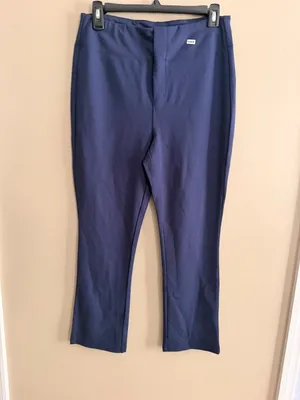 Halara M tapered Mid Rise Pocket Work Pants In Dress Blues thumbnail 3