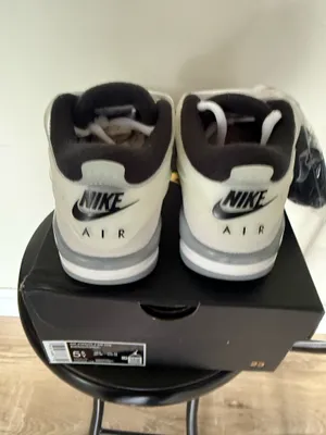 Nike Air Jordan 4 RM GS White Black Grey Size 5.5Y New w/ Box + Extra Laces thumbnail 7