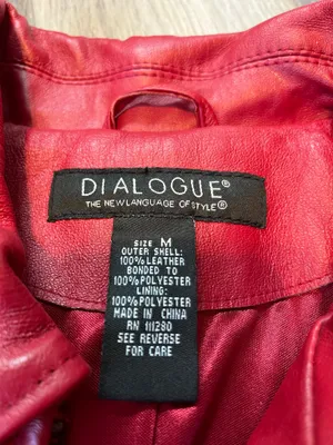 Dialogue Vintage Red Leather Jacket Western Jacket thumbnail 3