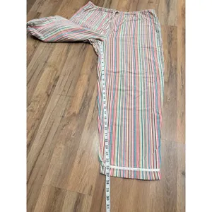 Secret Treasures 100% Cotton Striped Pajama Pants L‎ Multi Color Sleepwear thumbnail 6