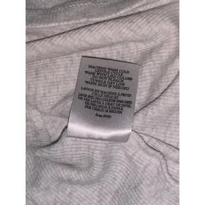 Z‎ Supply Ribbed Scoop Neck Top Womens XL Heather Grey Long Sleeve Minimalist thumbnail 6