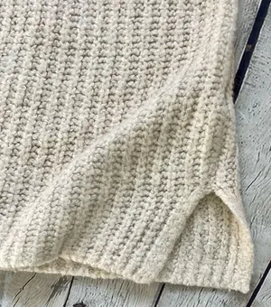Beige High Neck Longline Sweater thumbnail 11