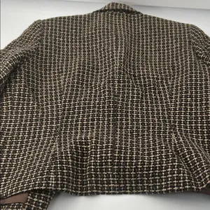 Jones New York Black and White Tweed Blazer thumbnail 12