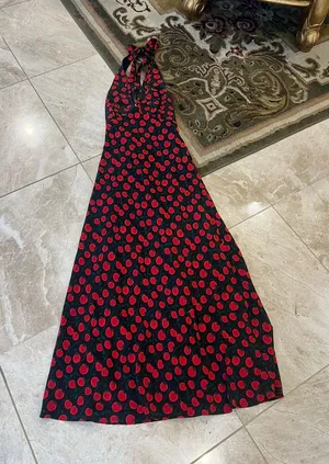 STAUD Lucca Midi Dress with Red Tomato Print thumbnail 1