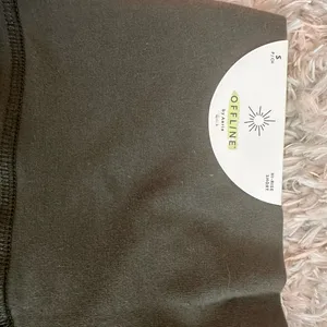 Aerie Olive green NWT offline leggings high rise thumbnail 2