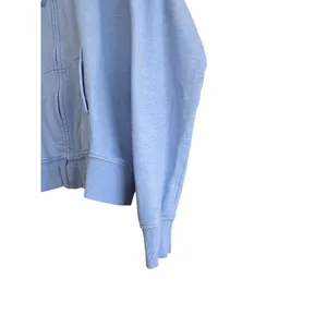 H&M Light Blue Marled Zip Up Hoodie Size Small thumbnail 3
